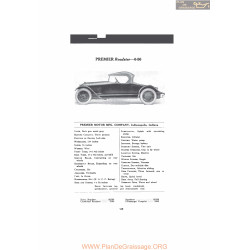 Premier Roadster 6 56 Fiche Info Mc Clures 1916