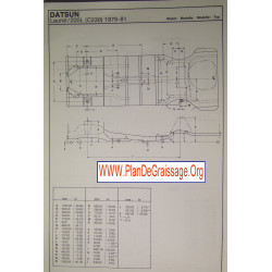 Datsun Laurel 200l C230 1978 81