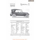 Premier Touring 6c Fiche Info 1919