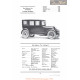 Reo Sedan T6 Series B Fiche Info 1922