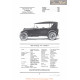 Reo Touring T6 Series B Fiche Info 1922