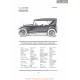 Stearns Knight Four Cylinder Seven Passenger Fiche Info 1919