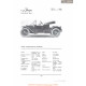 Stearns Knight Roadster Fiche Info 1912