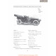 Stevens Duryea Model U Fiche Info 1907