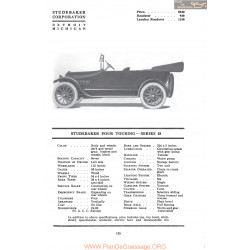 Studebaker Four Touring Seies 18 Fiche Info 1917