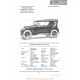 Studebaker Loght Six Touring Fiche Info 1922