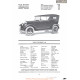 Velie Touring 48 Fiche Info 1920