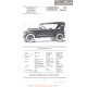 Velie Touring 58 Fiche Info 1922