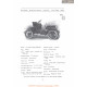 Waltham Model K Orient Fiche Info 1906