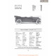 White Touring 16 Valve 4 Fiche Info 1917