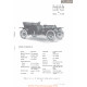 Willys Overland 41 Fiche Info 1910