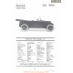 Willys Overland Four Touring 85 Fiche Info 1918