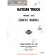 Datsun Truck 320 U Service Manual