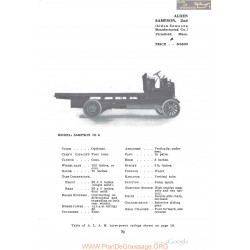 Alden Sampson 10a Fiche Info 1910