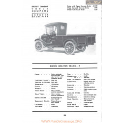 Denby One Tontruck R Fiche Info 1917