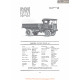 Garford Six Ton Truck 69 Fiche Info 1917