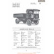Garford Six Ton Truck 69 Fiche Info 1918