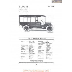 Gmc 1500 Pound Truck 15 Fiche Info 1916