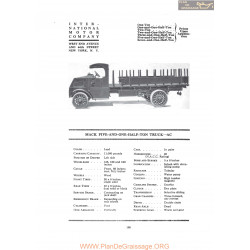 International Mack Five Ad One Half Ton Truck Ac Fiche Info 1919