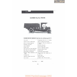 International Saurer Five Ton Truck Fiche Info Mc Clures 1916