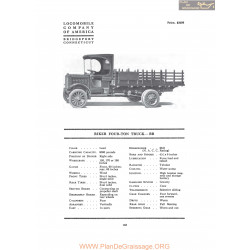 Locomobile Riker Four Ton Truck Bb Fiche Info 1917