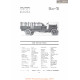 Nash Two Ton Truck Fiche Info 1919