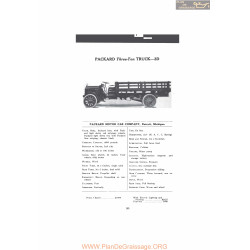 Packard Three Ton Truck 3d Fiche Info Mc Clures 1916