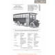 Rowe Two And One Half Ton Thirty Passenger Bus Fiche Info 1922