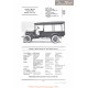 Stewart Three Quarter Ton Speed Truck Fiche Info 1922