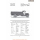 Velie Three And One Half Ton Truck 26b Fiche Info 1919