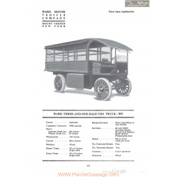 Ward Three And One Half To Truck Wf Fiche Info 1920