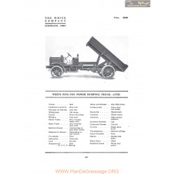 White Five Ton Power Dumping Truck Atcd Fiche Info 1916