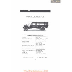 White Three Ton Truck Tad Fiche Info Mc Clures 1916