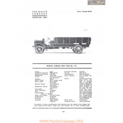 White Three Ton Truck Tj Fiche Info 1919