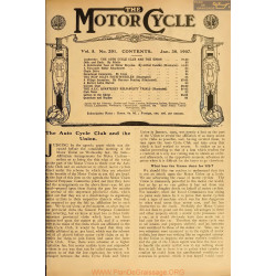 The Motor Cycle 1907 01 January 30 Vol05 N0201 The Auto Cycle Club And The Union