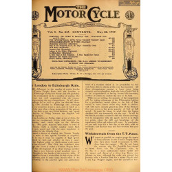 The Motor Cycle 1907 05 May 22 Vol05 N0217 London To Edinburgh Ride