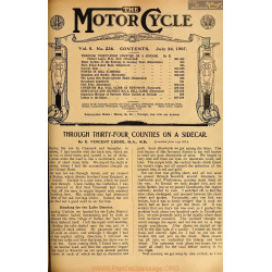 The Motor Cycle 1907 07 July 24 Vol05 N0226 Through Thirty Four Counties On A Sidecar