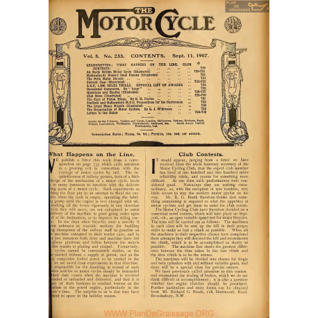 The Motor Cycle 1907 09 September 11 Vol05 N0233 What Happes On The Line Club