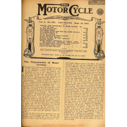 The Motor Cycle 1907 09 September 18 Vol05 N0234 The Organisation Of Motor Cyclits