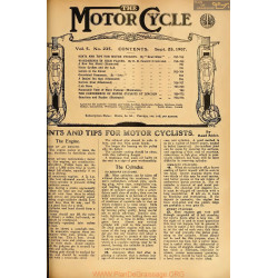 The Motor Cycle 1907 09 September 25 Vol05 N0235 Hints And Tips For Motor Cyclists