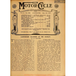 The Motor Cycle 1907 12 December 25 Vol05 N0248 Lightweight Machines At The Stanley