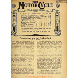 The Motor Cycle 1908 02 February 19 Vol06 N0256 Motor Cycle Tyres And Accesories
