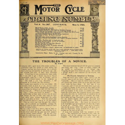 The Motor Cycle 1908 05 May 06 Vol06 N0267 The Troubles Of A Novice
