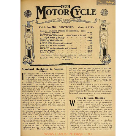 The Motor Cycle 1908 06 June 10 Vol06 N0272 The Acu End To End Trial