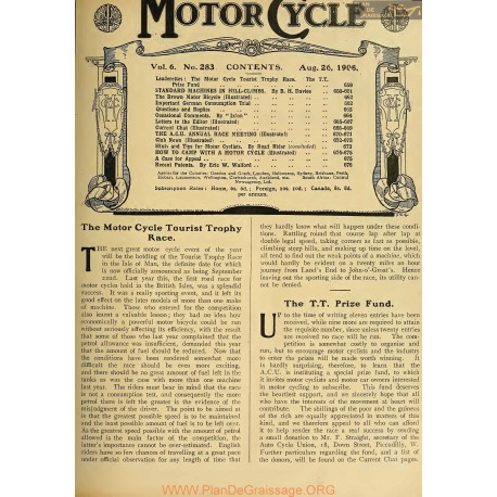 The Motor Cycle 1908 08 August 26 Vol06 N0283 Standard Machines In Hill Climbs