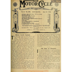 The Motor Cycle 1908 10 October 14 Vol06 N0290 Motor Cycle Lamps