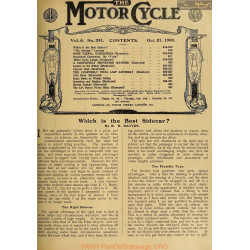 The Motor Cycle 1908 10 October 21 Vol06 N0291 Which Is The Best Sidecar