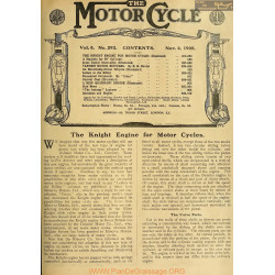The Motor Cycle 1908 11 November 04 Vol06 N0293 The Knight Engine For Motor Cycles