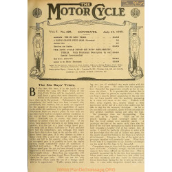 The Motor Cycle 1909 07 July 14 Vol07 N0329 The Auto Cycle Union Six Days Reliability