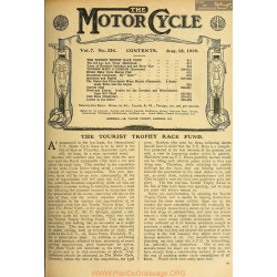 The Motor Cycle 1909 08 August 18 Vol07 N0334 The Tourist Trophy Race Fund